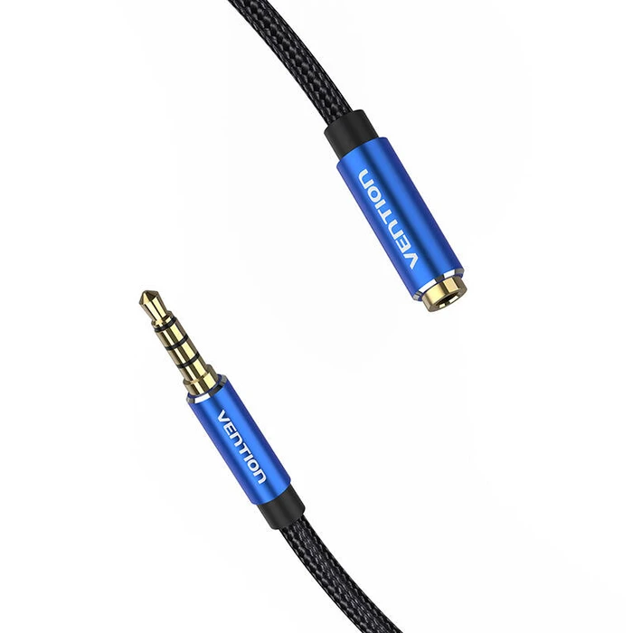 Καλώδιο Ήχου Vention TRRS 3.5mm Male to 3.5mm Female BHCLJ 5m Blue