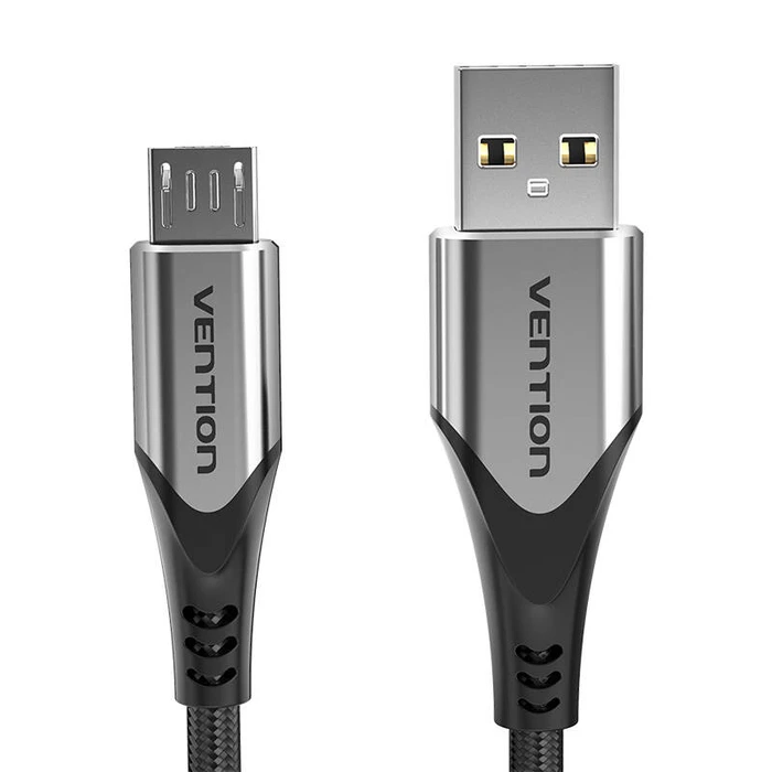 Καλώδιο USB Vention 2.0 A to Micro USB COAHC 3A 0,25m gray