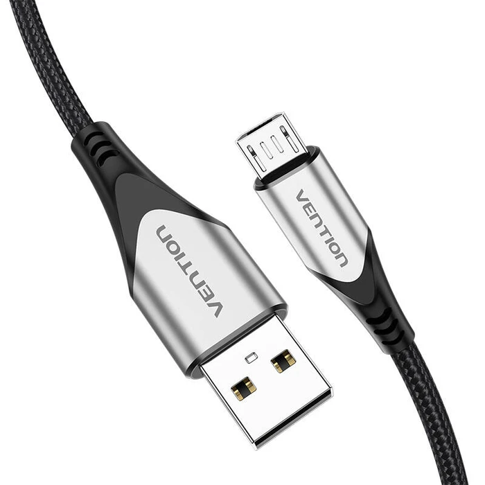 Καλώδιο USB Vention 2.0 A to Micro USB COAHC 3A 0,25m gray