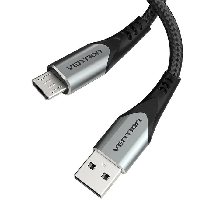 Καλώδιο USB Vention 2.0 A to Micro USB COAHC 3A 0,25m gray