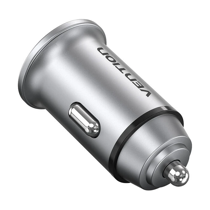 Φορτιστής Αυτοκινήτου Vention Dual Port USB-A, USB-C FFBH0 18/20W Gray