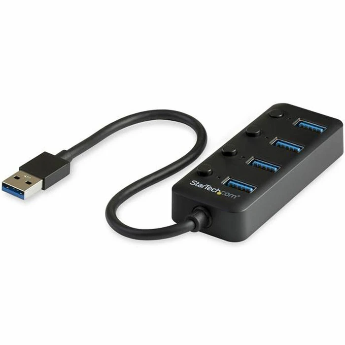 StarTech USB 3.0 Hub 4 Θυρών με σύνδεση USB-A (HB30A4AIB)