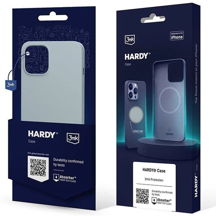 Case 3MK Hardy Case MagSafe Apple iPhone 14 Plus / 15 Plus blue/sierra blue