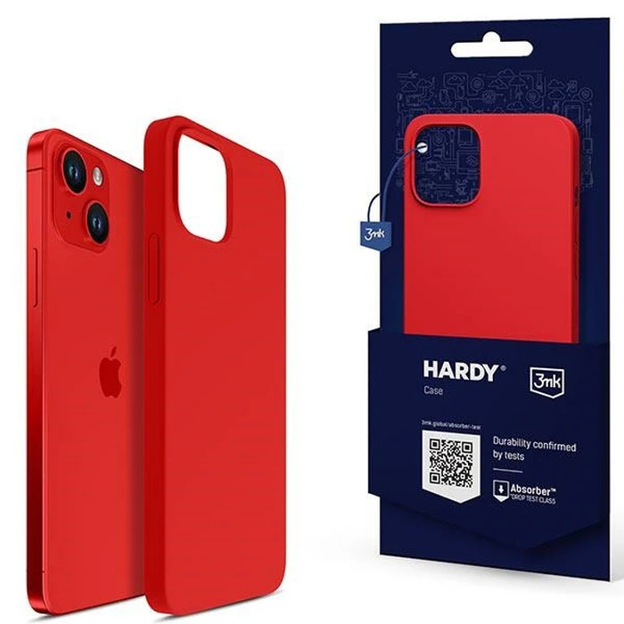 Case 3MK Hardy Case MagSafe Apple iPhone 14 Plus / 15 Plus red/red