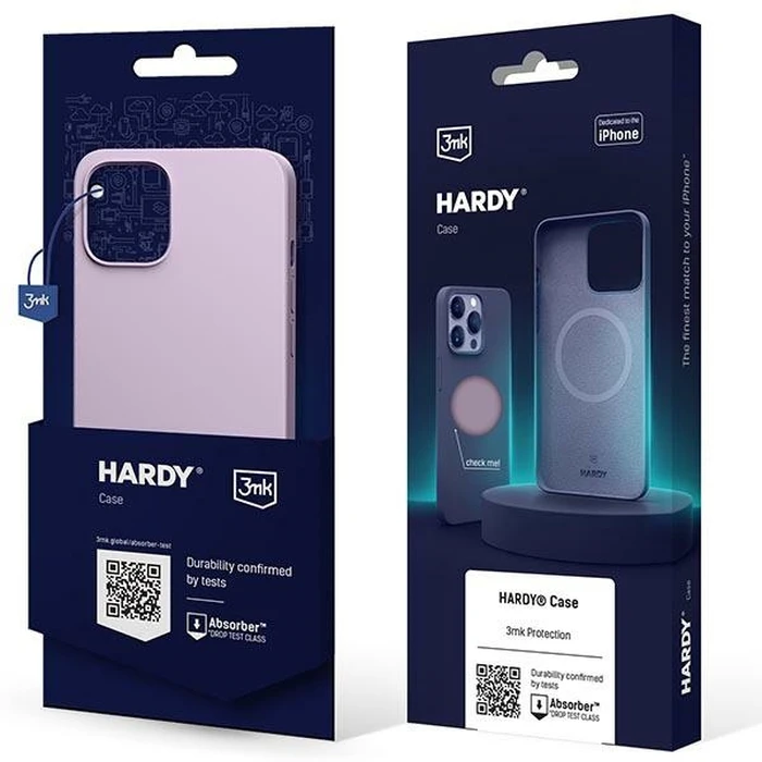 Case 3MK Hardy Case MagSafe Apple iPhone 14 Plus / 15 Plus purple/light purple