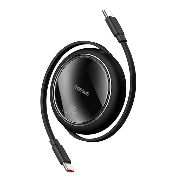 Καλώδιo USB-C to USB-C Baseus Free2Draw, PD, 100W, 1m (black)