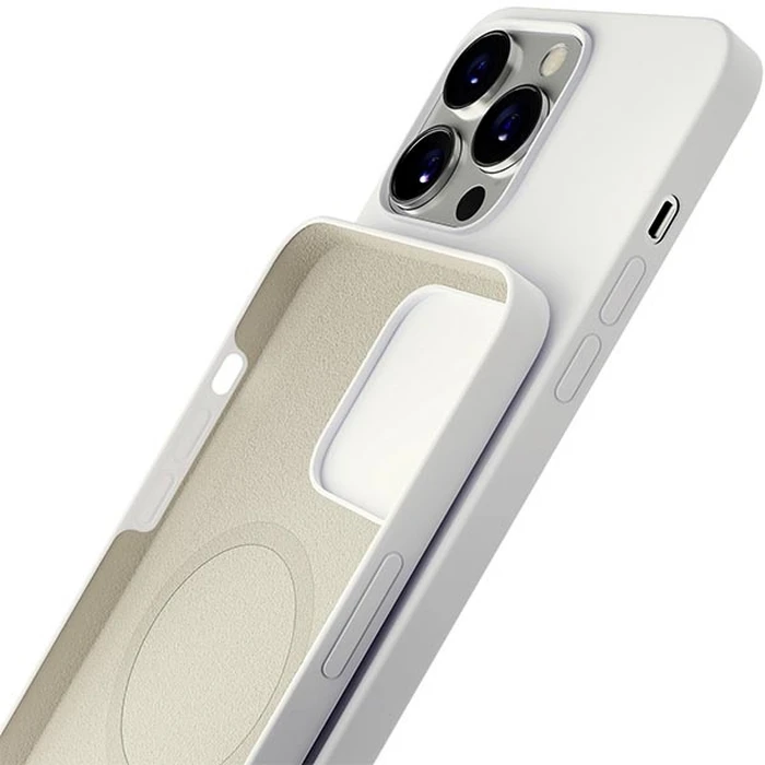 Case 3MK Hardy Case MagSafe Apple iPhone 14 Pro Max white/white