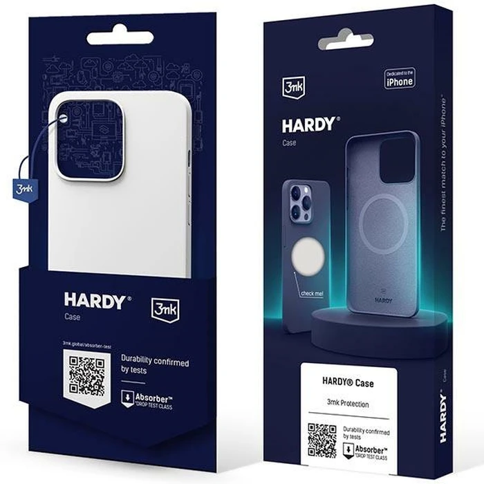 Case 3MK Hardy Case MagSafe Apple iPhone 14 Pro Max white/white