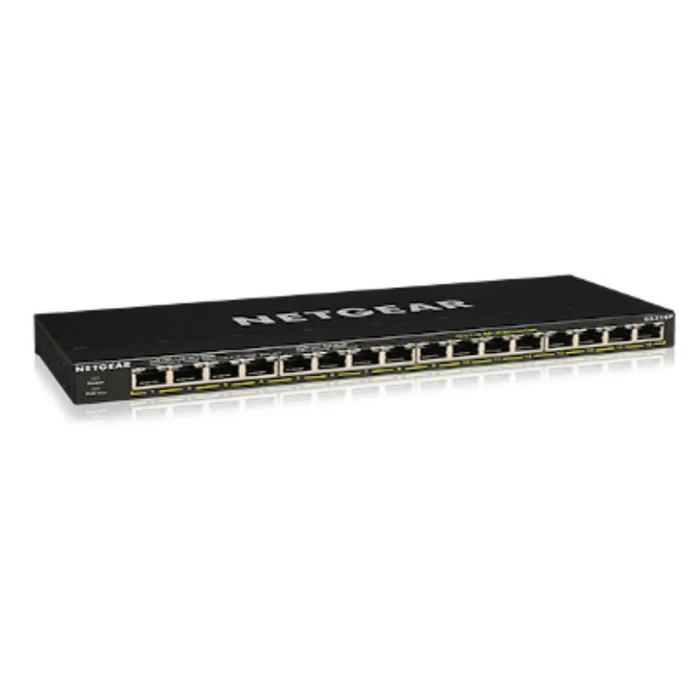 Network Switch Netgear GS316P-100EUS RJ-45x16 Μαύρο