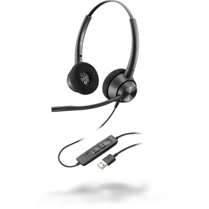 Multimedia Headset Poly 214570-01 Μαύρο