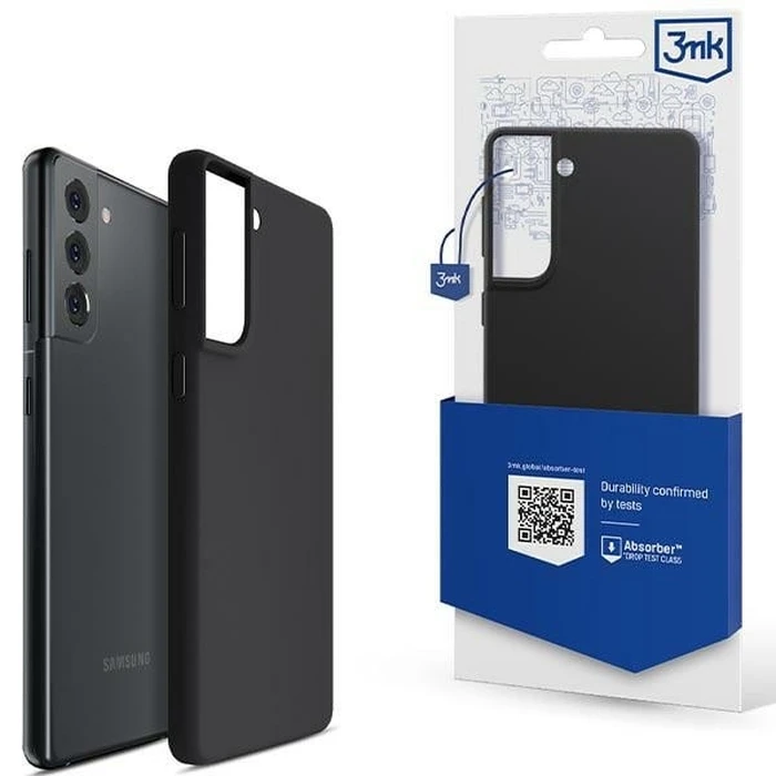 Case 3MK Silicone Case Samsung Galaxy S22 black/black