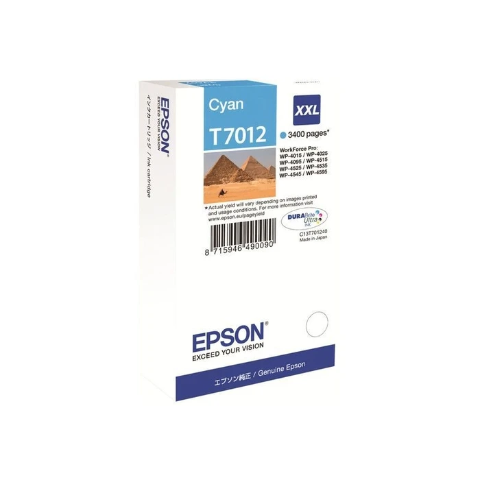 Μελάνι Epson T7012 - XXL size - Cyan - Original