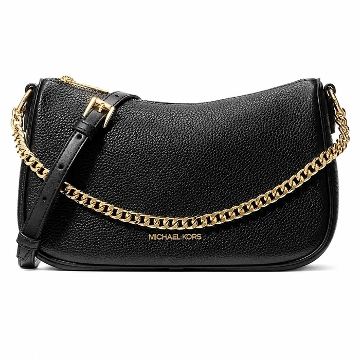 Michael Kors Women's Leather Handbag Black (35F4G1QC6LBLA) 28x17x10 cm