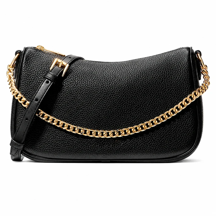 Michael Kors Women's Leather Handbag Black (35F4G1QC6LBLA) 28x17x10 cm