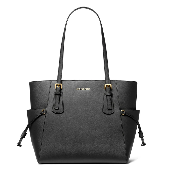 Michael Kors Women's Canvas Shoulder Bag 35S5GV6T7LBLA - Black - 31 x 28 x 15 cm