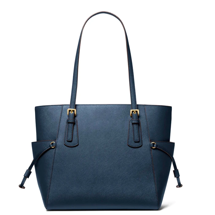 Michael Kors Women's Shoulder Bag Fabric Navy Blue - 35S5GV6T7L-NAVY