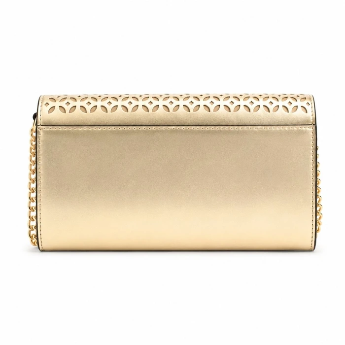 MICHAEL KORS Women's Canvas Shoulder Bag - Pale Gold (35S6G2ZC7K-PAL)