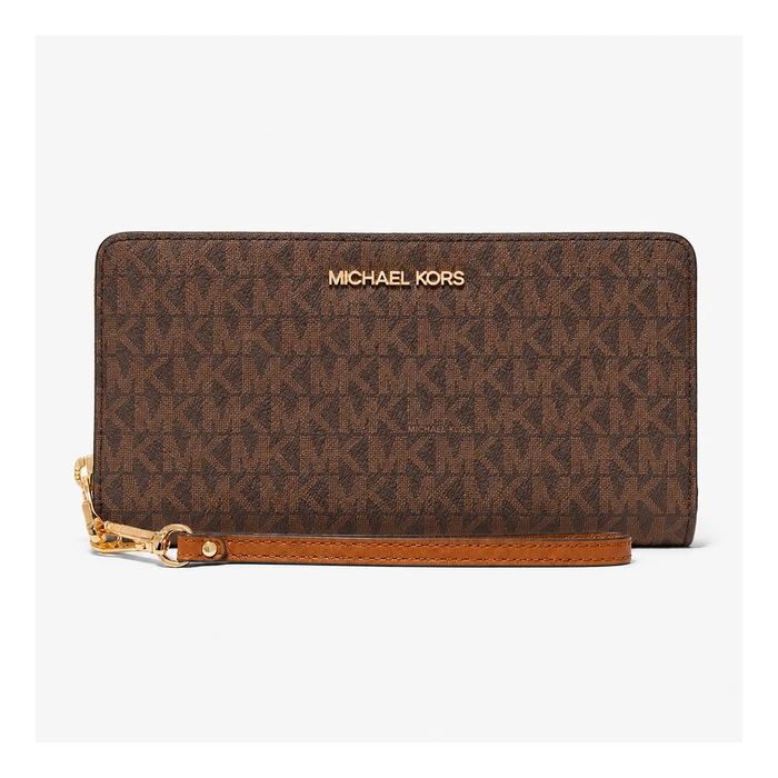 MICHAEL KORS Women's Jet Set Travel Wallet - Brown (35S6GTVE9B-BRO)