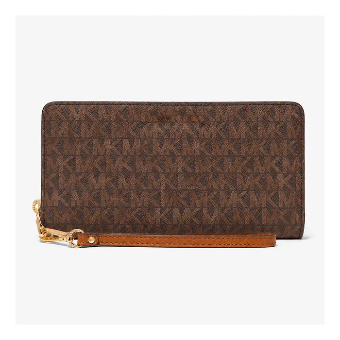 MICHAEL KORS Women's Jet Set Travel Wallet - Brown (35S6GTVE9B-BRO)