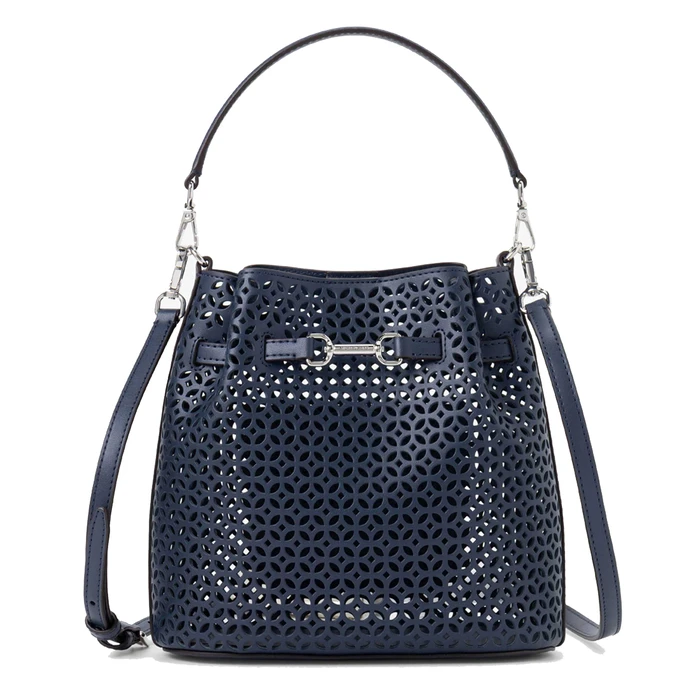 MICHAEL KORS Women's Canvas Shoulder/Hand Bag Navy 35S6S2ZC1Y-NAV