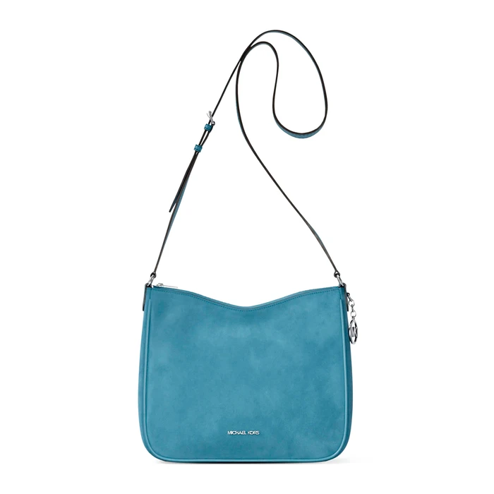 MICHAEL KORS Women's Suede Shoulder Bag 35S6S5ZM2S-NAV Blue 30x26x8 cm
