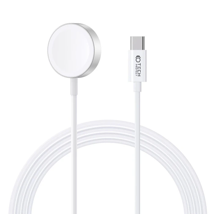 Tech-Protect Ultraboost Magnetic Charging Apple Watch USB-C 120cm White