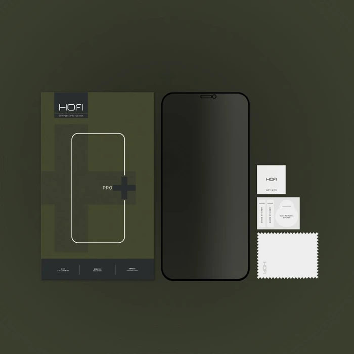 Hofi Anti Spy Glass Pro+ Apple iPhone 12/12 Pro Privacy