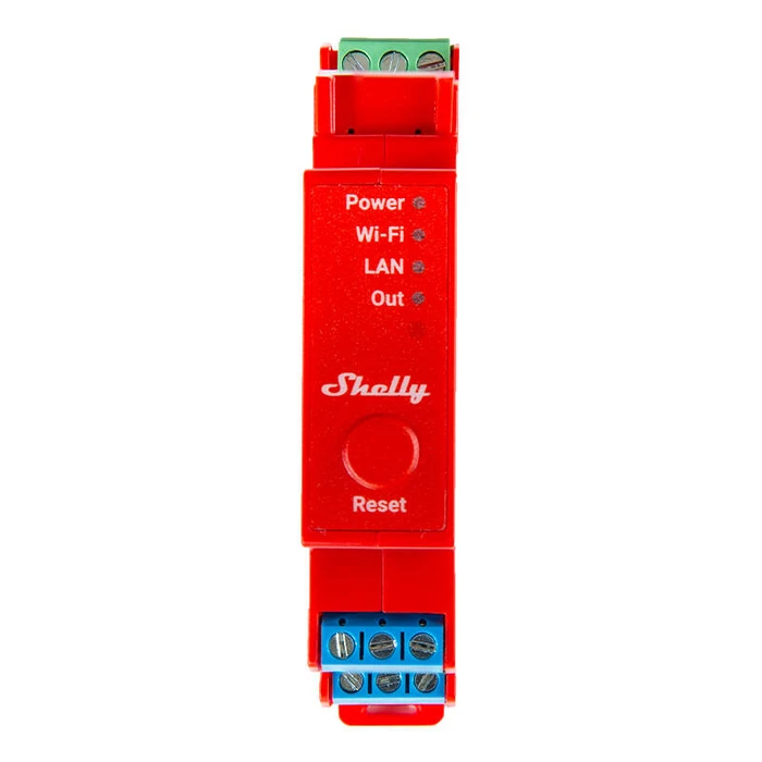Ενδιάμεσος Διακόπτης DIN Rail Smart Switch Shelly Pro 1PM with power metering, 1 channel