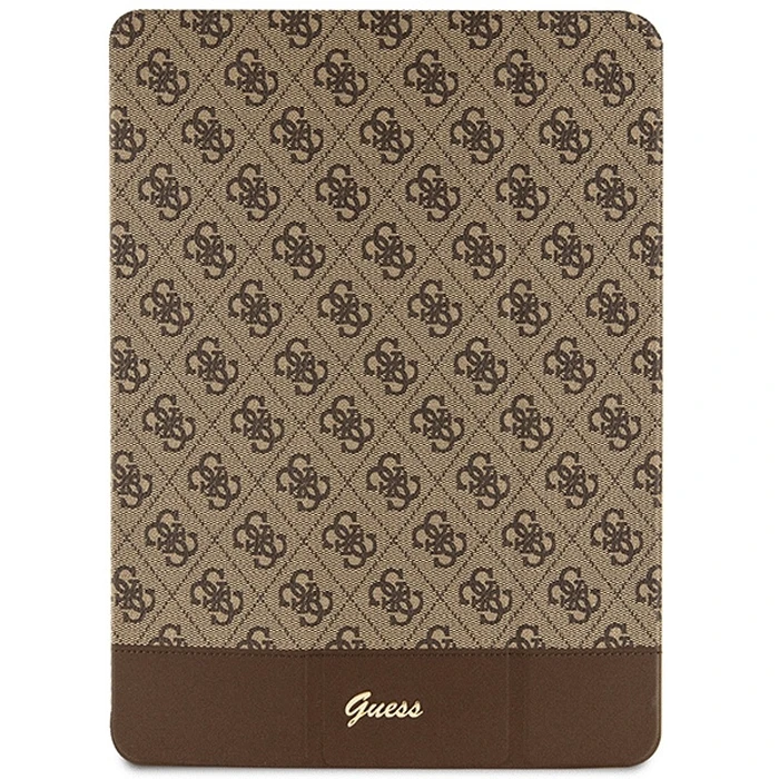 Guess GUFCP12PS4SGW Apple iPad Pro 12.9 2020/2021/2022 (4, 5, 6 gen) brown 4G Stripe Allover