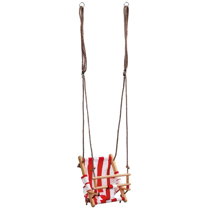 Children's Wooden & Fabric Hammock/Swing with Ropes (Velco, SKU 361-5410)