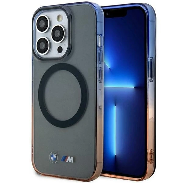BMW BMHMP14XHTGE Apple iPhone 14 Pro Max grey hardcase Gradient Bumper MagSafe