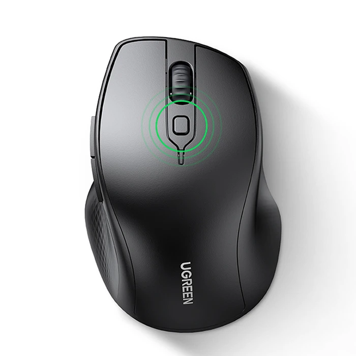 UGREEN MU101 Ergonomic Wireless Mouse Black