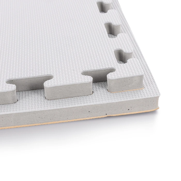 Δάπεδο Προστασίας Puzzle EVA 100x100x2 cm – Ξύλο / Γκρι | AMILA