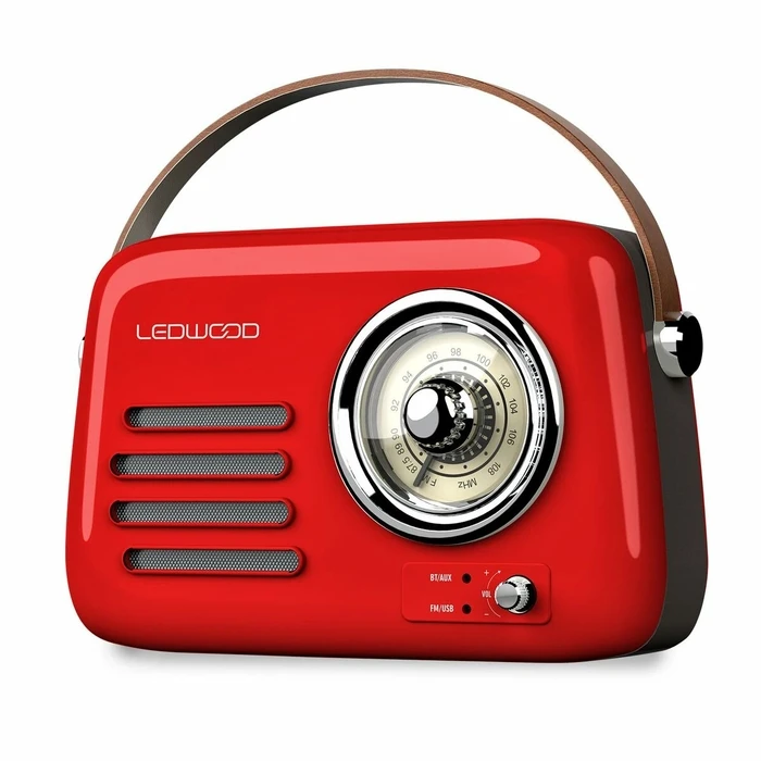Ραδιόφωνο Τρανζίστορ Ledwood ALMA RED Κόκκινο 30 W 