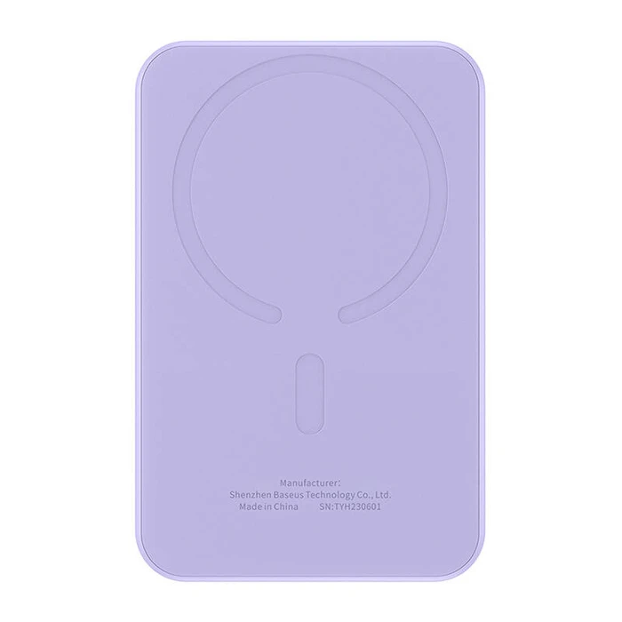 Power Bank Baseus Magnetic Mini 5000mAh 20W (purple)