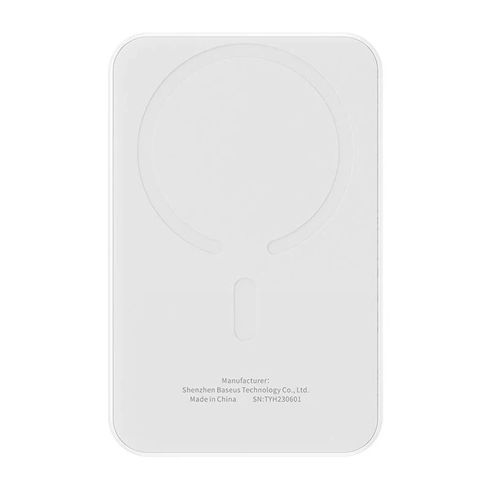 Power Bank Baseus Magnetic Mini 5000mAh 20W (white)