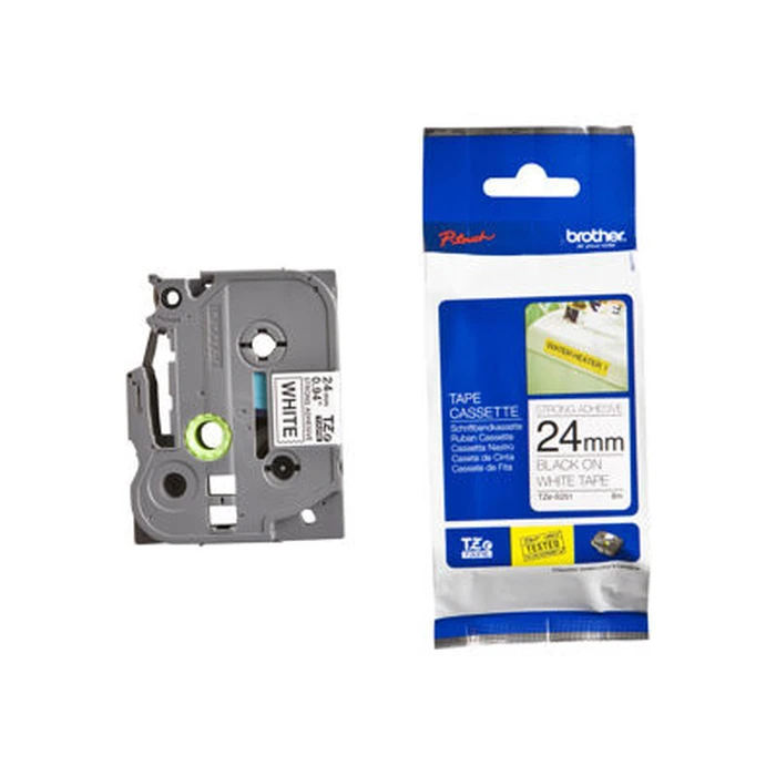 Ταινία Ετικετογράφου Brother TZeS251 24mm w/Black
