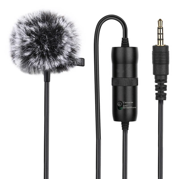 Μικρόφωνο Puluz with a clip 3.5mm Jack 6m