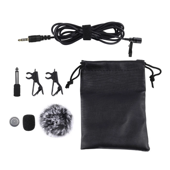 Μικρόφωνο Puluz with a clip 3.5mm Jack 6m