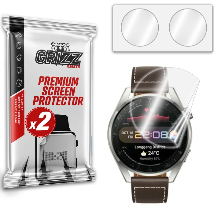 GrizzGlass CeramicFilm Huawei Watch 3 Pro