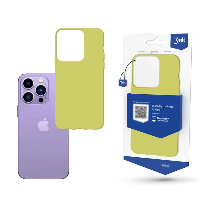 3MK Matt Case Apple iPhone 12 Pro Max lime