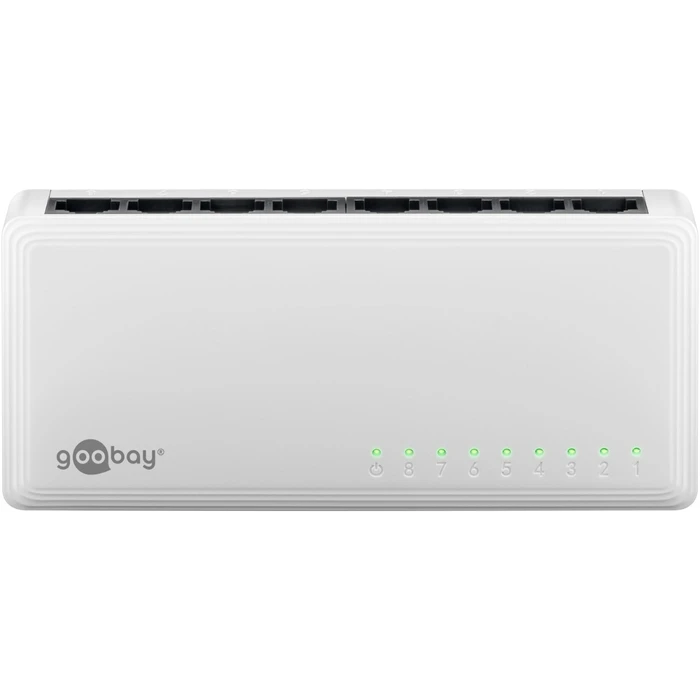Goobay Gigabit Ethernet Switch 8 Θυρών 64564 Λευκό