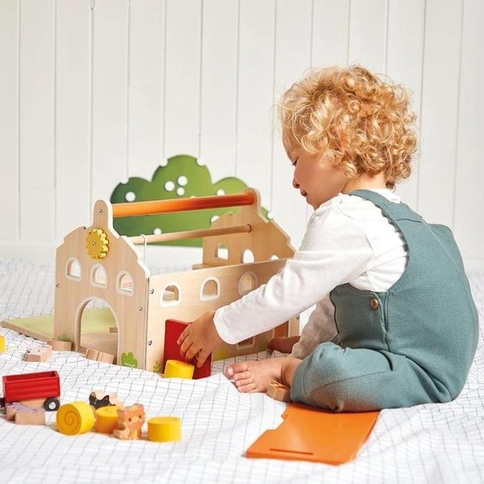 Janod My First Farm Wooden Toy (J03318) - Baby Toy 24+ months