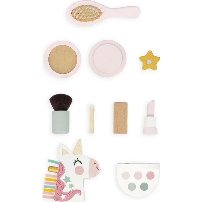 Janod Children's Unicorn Small Vanity with Accessories (J06463)