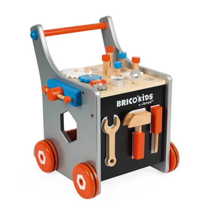 Janod Brico Magnetic Workshop Trolley with Tools (J06478)