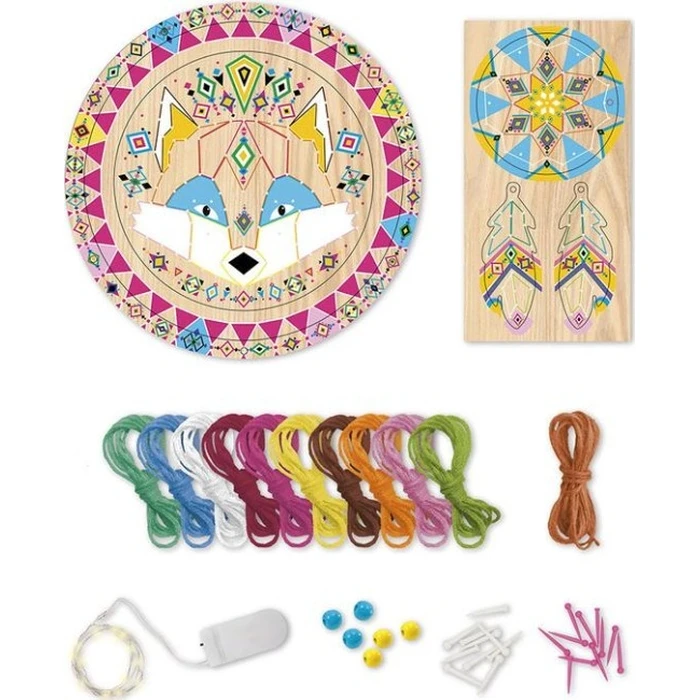 Janod String Art Φωτεινό Ονειροπαγίδα Πλέξη 3D (J09161)