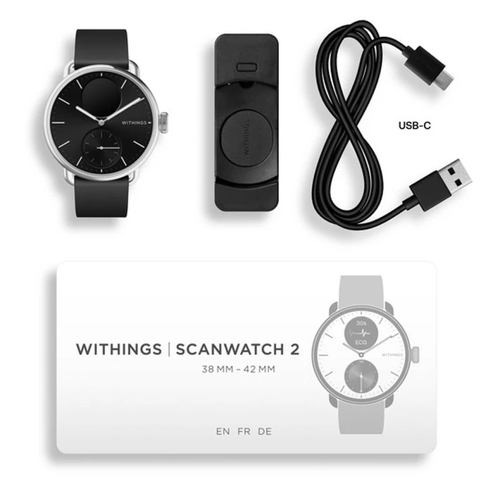 Withings ScanWatch 2 38mm Μαύρο