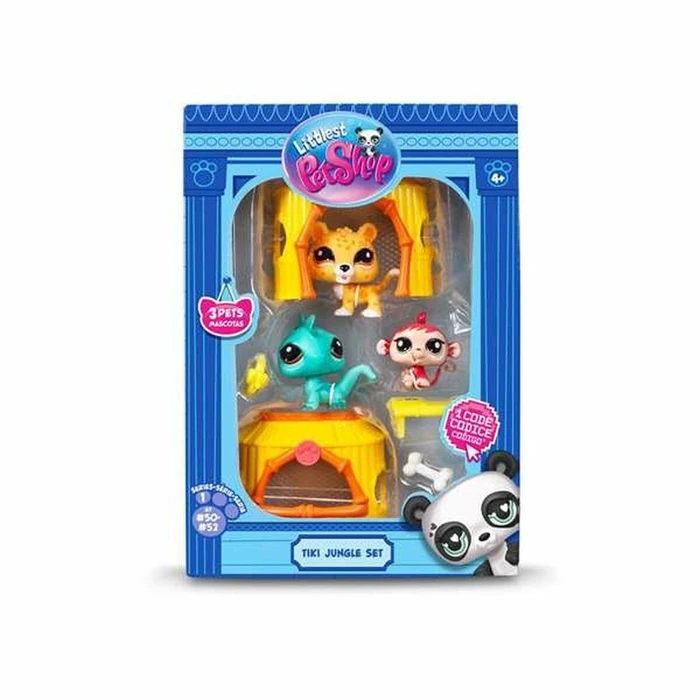 Παιχνίδι Μινιατούρα Playset Bandai Littlest Pet Shop 8 Τεμάχια