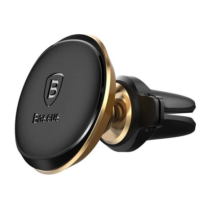 Βάση Αυτοκινήτου Baseus Magnetic Air Vent with cable clip Gold