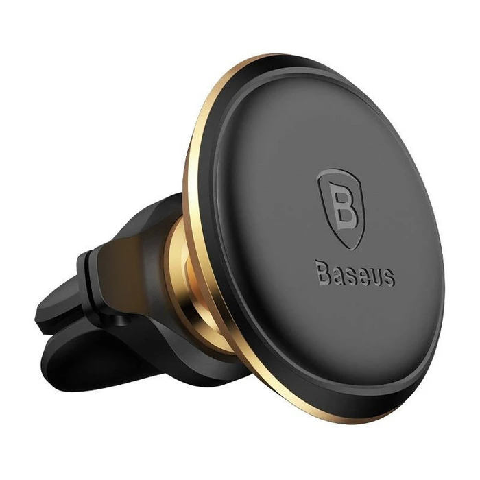 Βάση Αυτοκινήτου Baseus Magnetic Air Vent with cable clip Gold